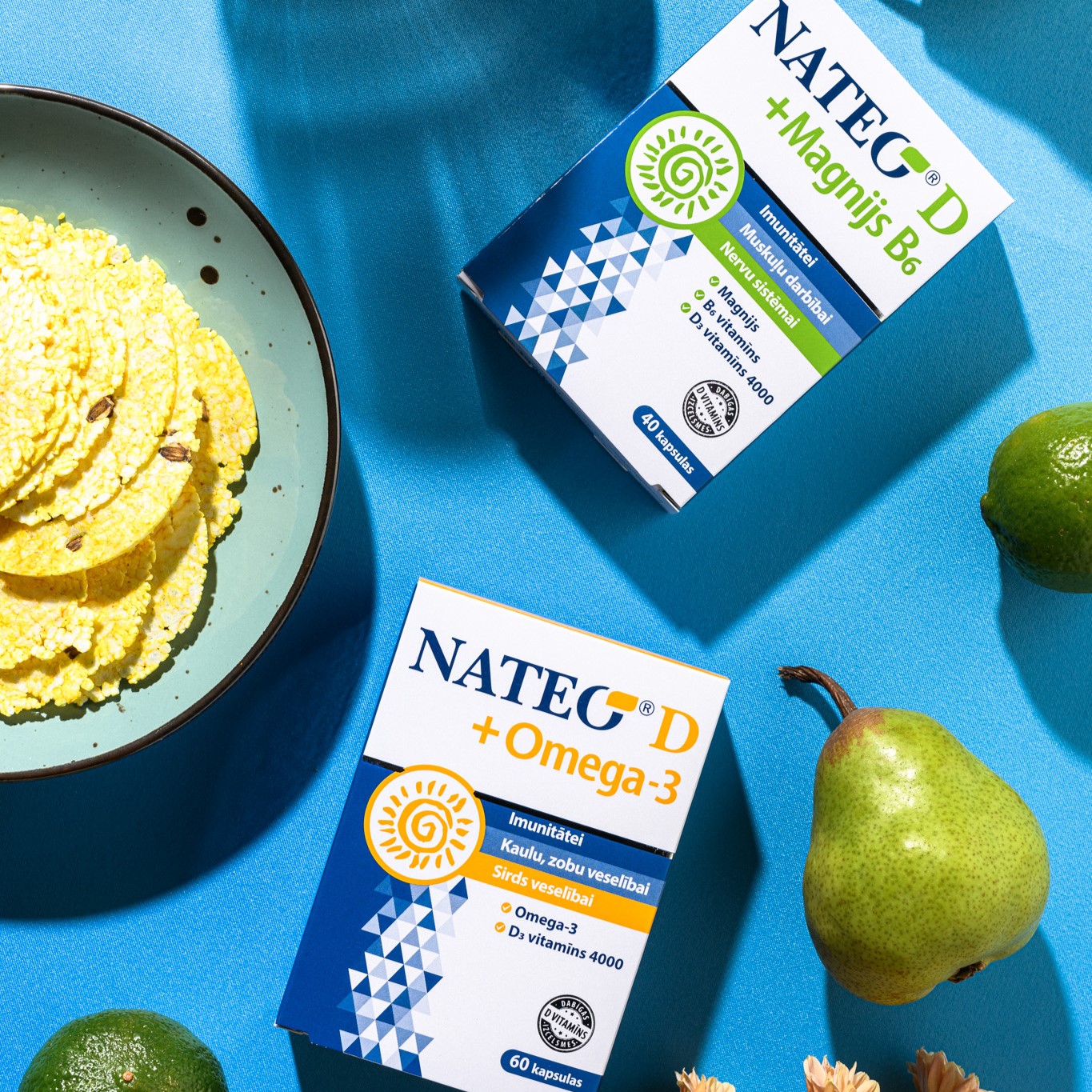NATEO D Magnijs un Omega-3