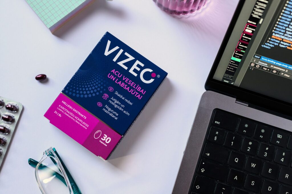 VIZEO kapsulas nogurušām acīm